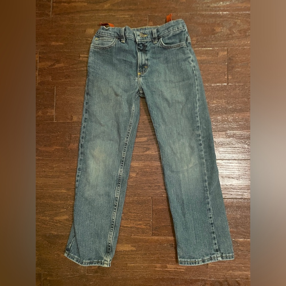 Boys 10 Husky jeans, with adjustable waist.